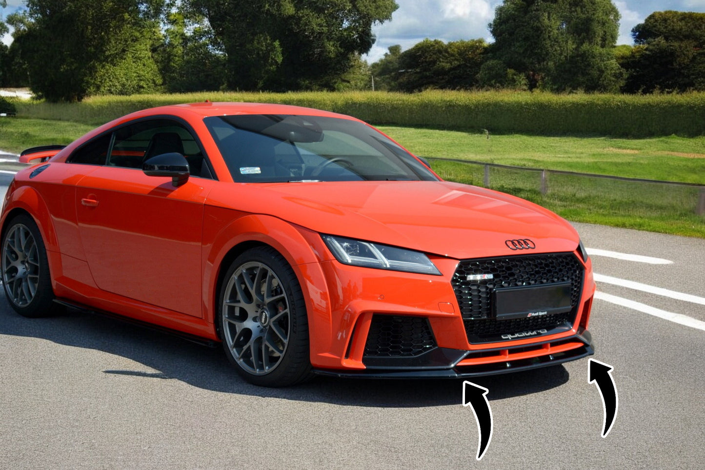 🔥Front Splitter V.2 suitable for Audi TT RS 8S🔥