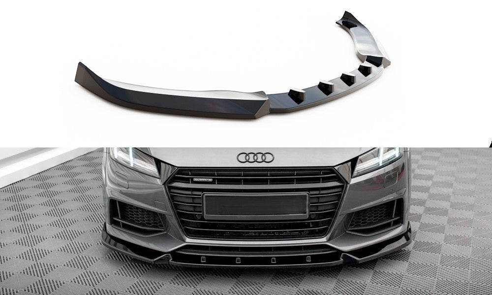 💥Splitter anteriore V.2 Adatto Per Audi TT S / S-Line 8S💥