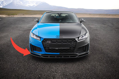 😎Splitter anteriore V.2 Adatto Per Audi TT S / TT S-Line 8S Facelift😎