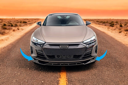 💯Splitter anteriore V.2 adatto per Audi e-Tron GT / RS GT Mk1💯