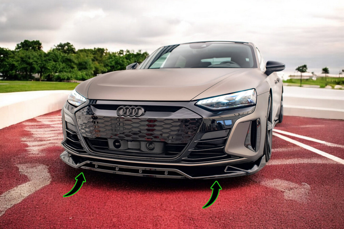 ✨Front Splitter V.2 suitable for Audi e-tron GT / RS GT Mk1✨