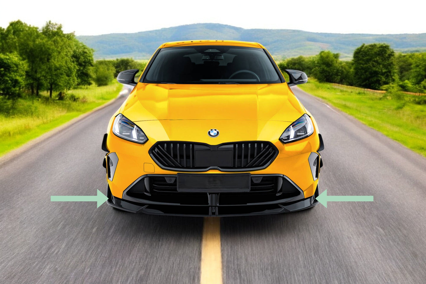 🔥Splitter Anteriore V.2 Adatto Per  BMW 1 M-Pack F70🔥