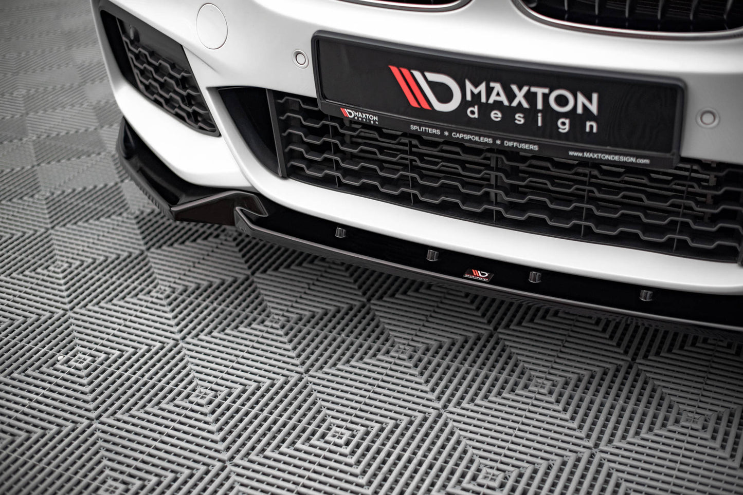 💫ART.8883 Splitter Anteriore V.2 per BMW X1 M-Pack F48 2015-2019💫