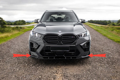 🔥Splitter Anteriore V.2 Adatto Per BMW X5 M F95 Facelift🔥