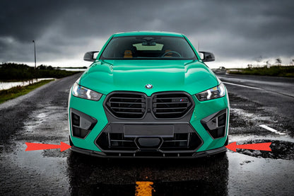 🔥Splitter Anteriore V.2 Adatto Per BMW X6 M F96 Facelift🔥
