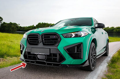 ⭐Splitter anteriore V.2 BMW X6 M F96 Facelift⭐