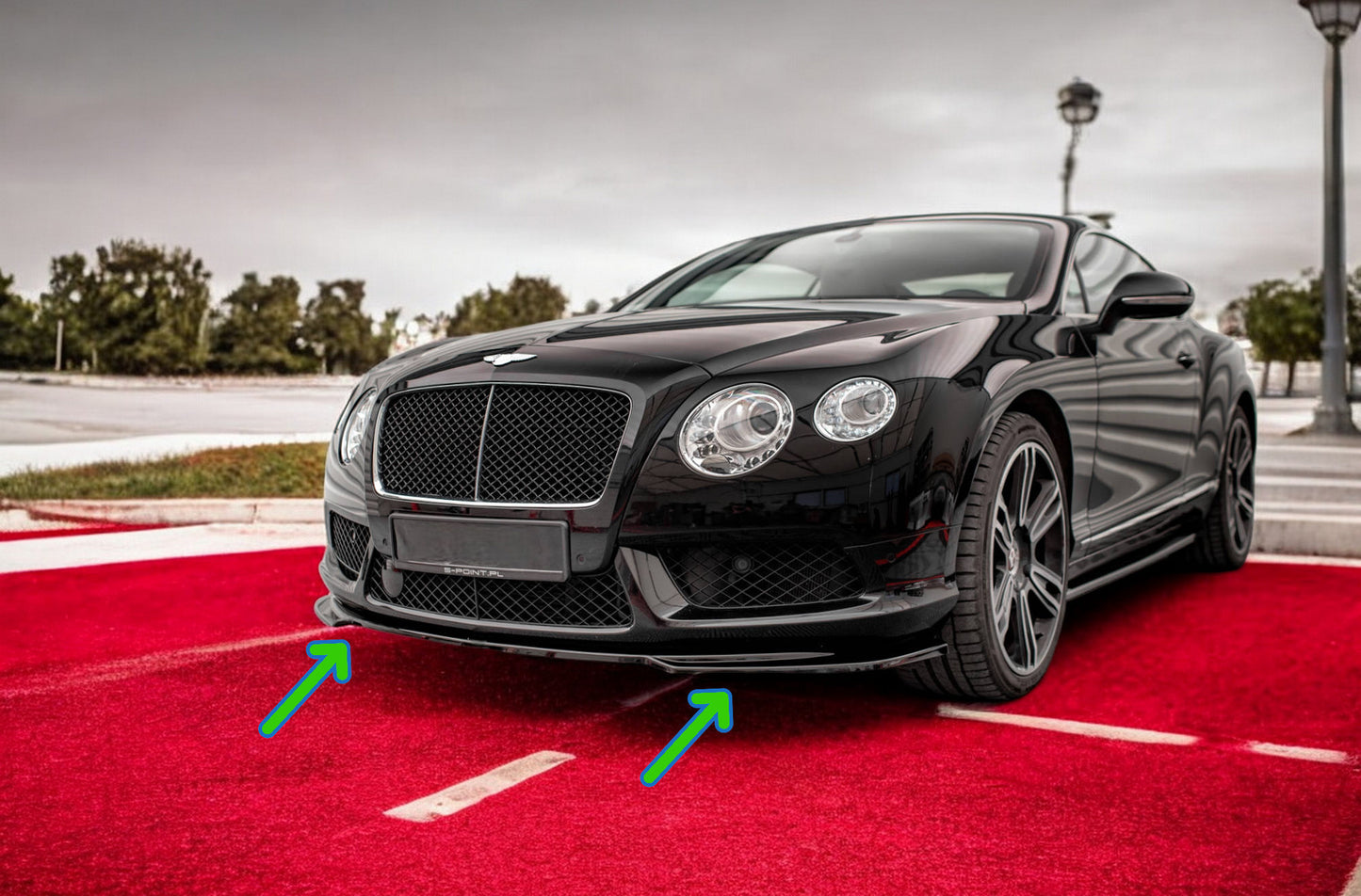 ✨Splitter anteriore V.1 Bentley Continental GT V8 S Mk2✨