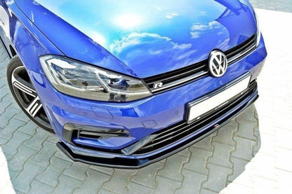 SPLITTER ANTERIORE V.2 adatto per VW GOLF 7 R / R-LINE FACELIFT 2017-2020