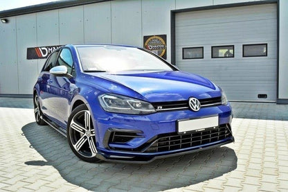 SPLITTER ANTERIORE V.2 adatto per VW GOLF 7 R / R-LINE FACELIFT 2017-2020