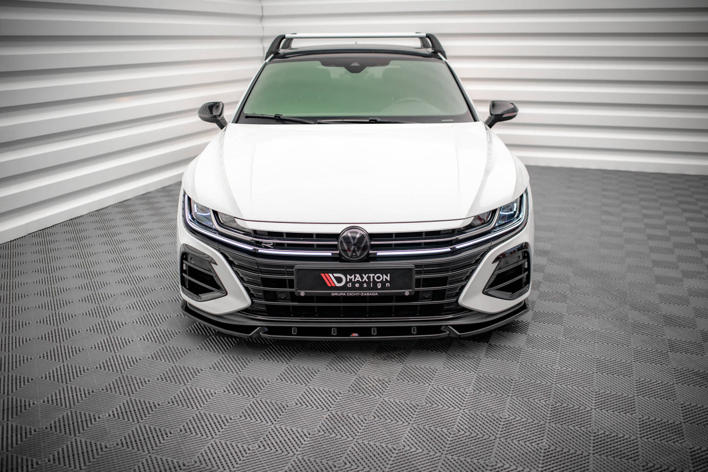 SPLITTER ANTERIORE adatto per V.2 VOLKSWAGEN ARTEON R 2020-