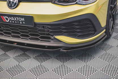 SPLITTER ANTERIORE ADATTO PER V.2 VOLKSWAGEN GOLF 8 GTI CLUBSPORT 2020