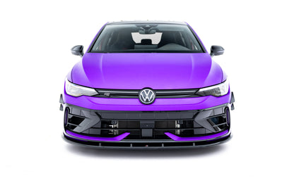 💫ART.9027 Splitter Anteriore V.2 per VW Golf R Hatchback Mk8 Facelift💫
