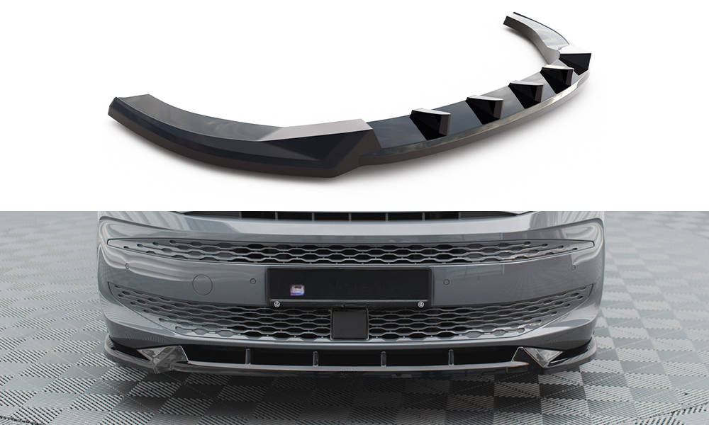 SPLITTER ANTERIORE V.2 ADATTO PER VOLKSWAGEN MULTIVAN T7
