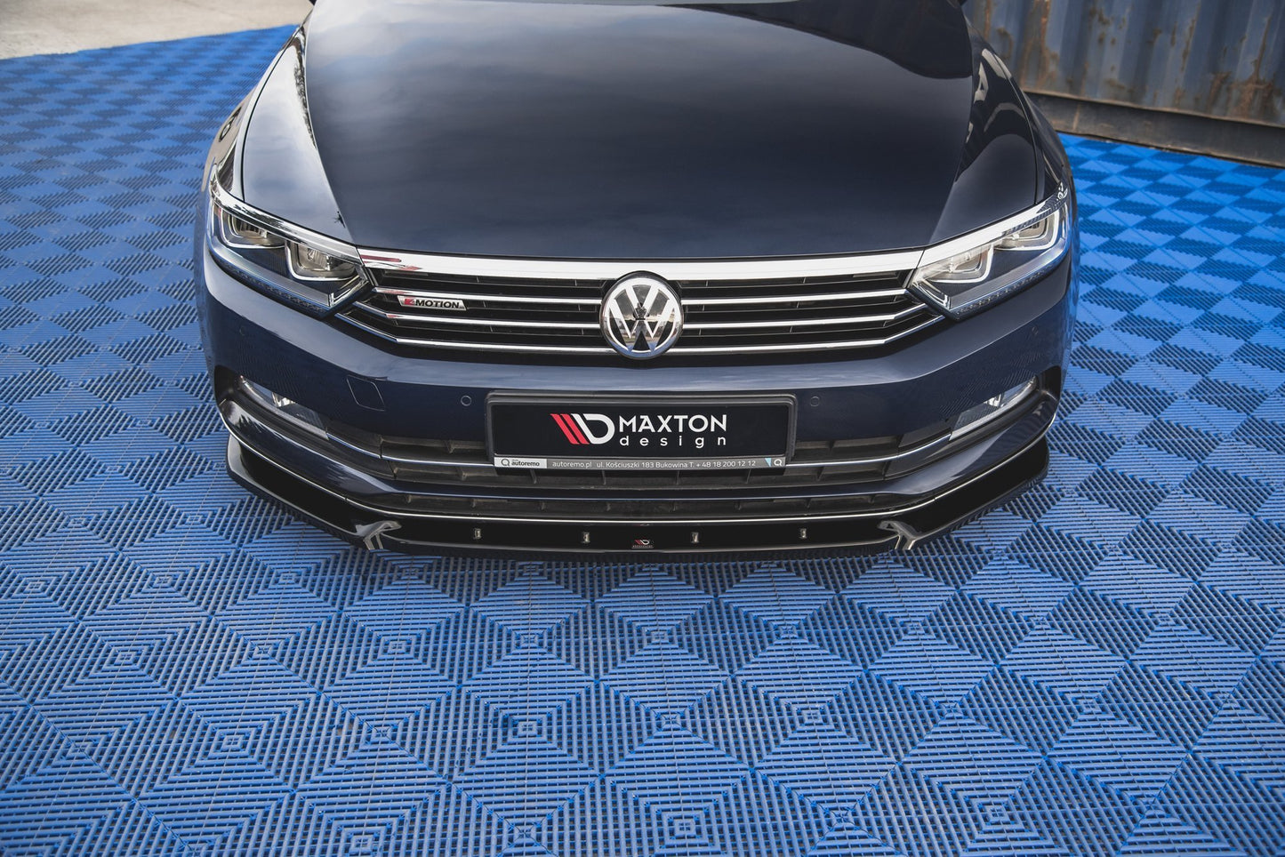 SPLITTER ANTERIORE V.2 adatto per VOLKSWAGEN PASSAT B8 2014-2019