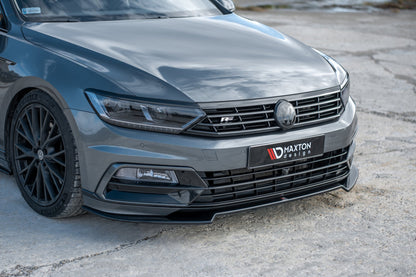 SPLITTER ANTERIORE V.2 adatto per VOLKSWAGEN PASSAT R-LINE B8 2015-2019