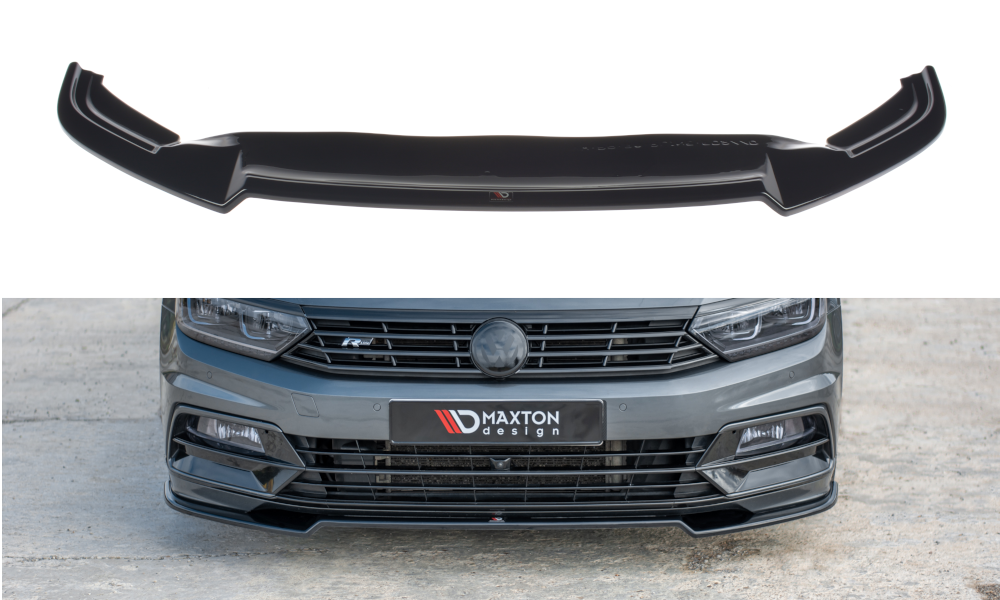 SPLITTER ANTERIORE V.2 adatto per VOLKSWAGEN PASSAT R-LINE B8 2015-2019