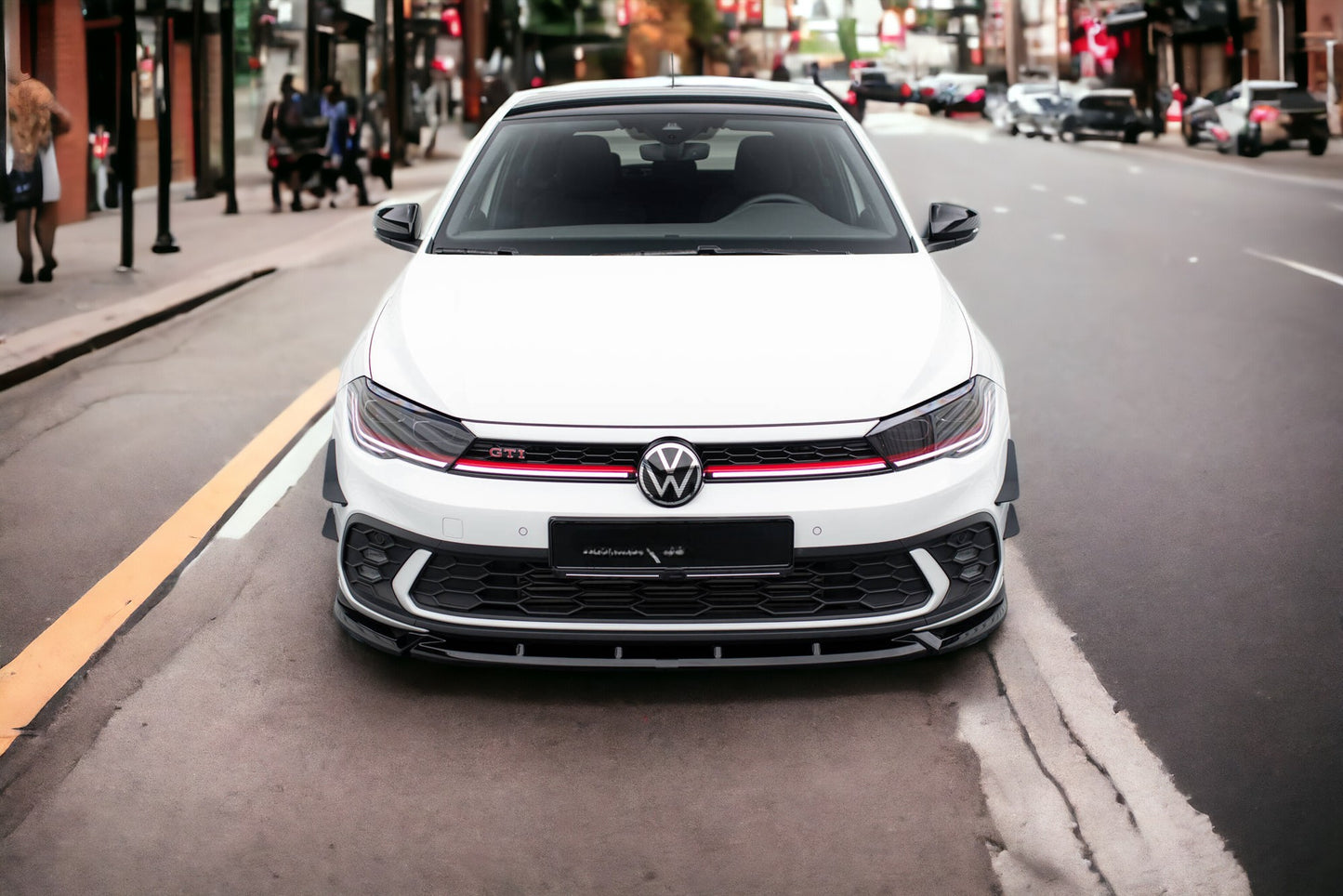 FRONT SPLITTER V.2 VOLKSWAGEN POLO GTI MK6 FACELIFT 