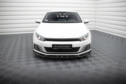 SPLITTER ANTERIORE V.2 adatto per VOLKSWAGEN SCIROCCO MK3 FACELIFT