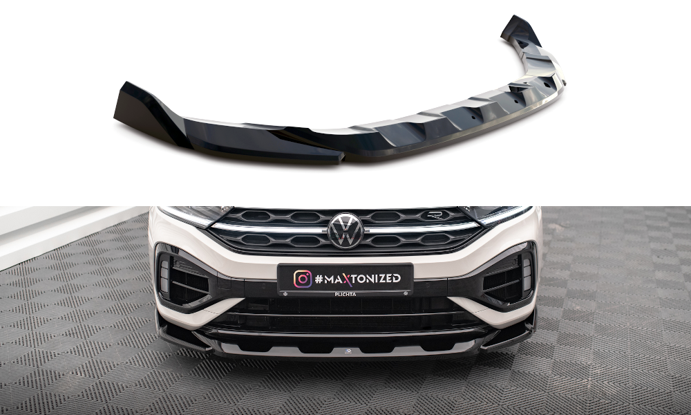 SPLITTER ANTERIORE V.2 adatto per VOLKSWAGEN T-ROC R / R-LINE MK1 FACELIFT