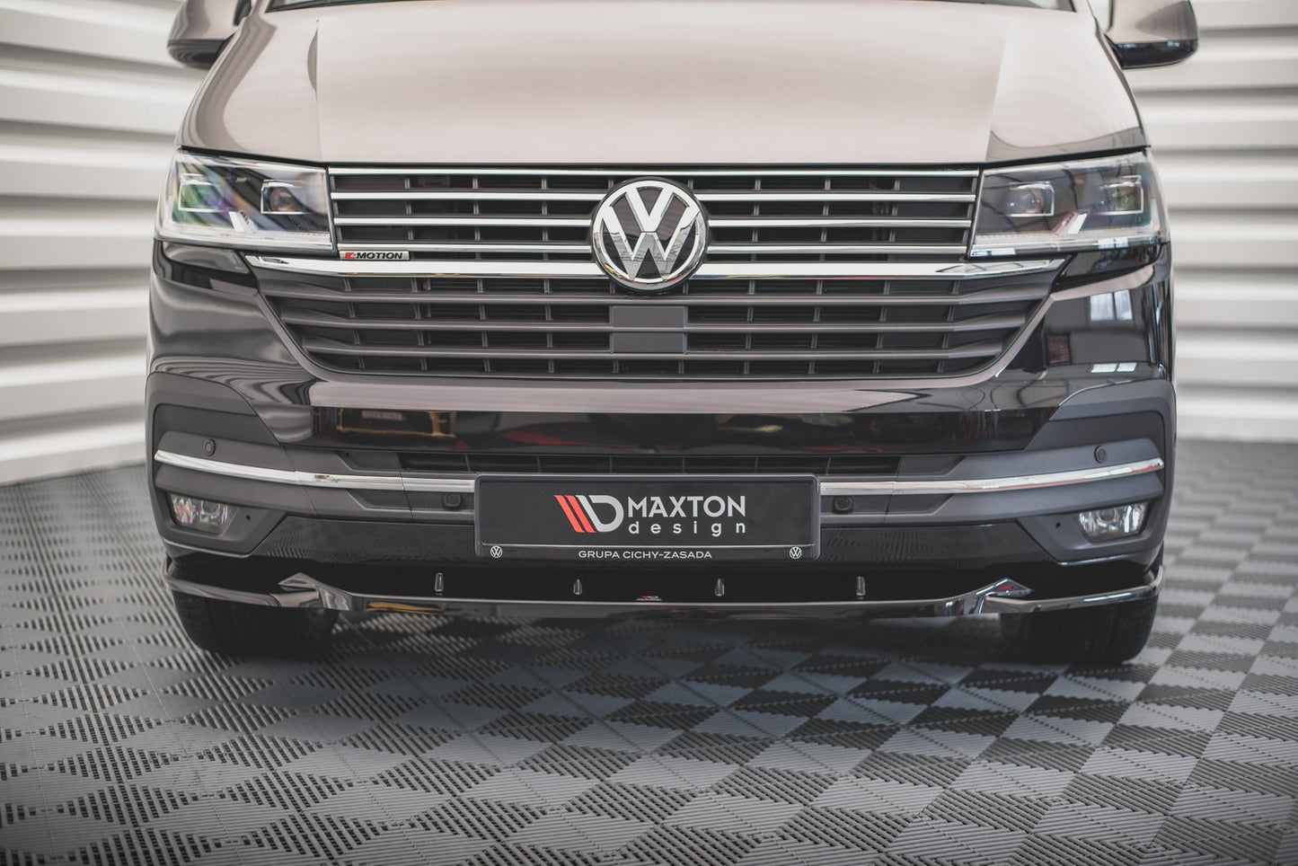 SPLITTER ANTERIORE V.2 adatto per VOLKSWAGEN T6 FACELIFT