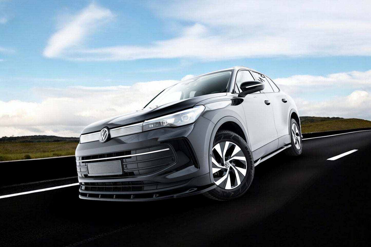 🔥Splitter Anteriore V.2 Adatto Per Volkswagen Tiguan Mkz🔥