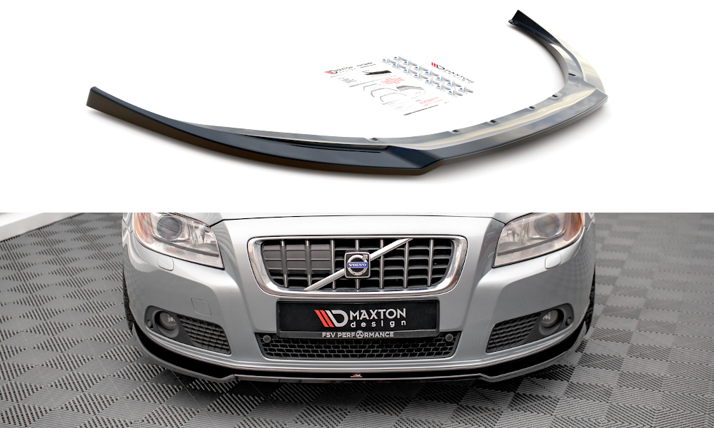 SPLITTER ANTERIORE adatto per V.2 VOLVO V70 MK3 2007-2013