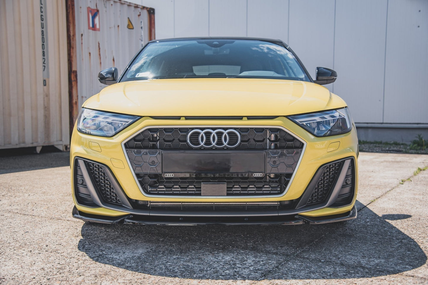 😎Splitter Anteriore V.3 ADatto Per Audi A1 S-Line GB😎