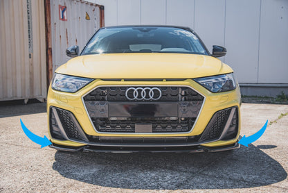 🔥Splitter Anteriore V.3 Adatto Per Audi A1 S-Line GB🔥