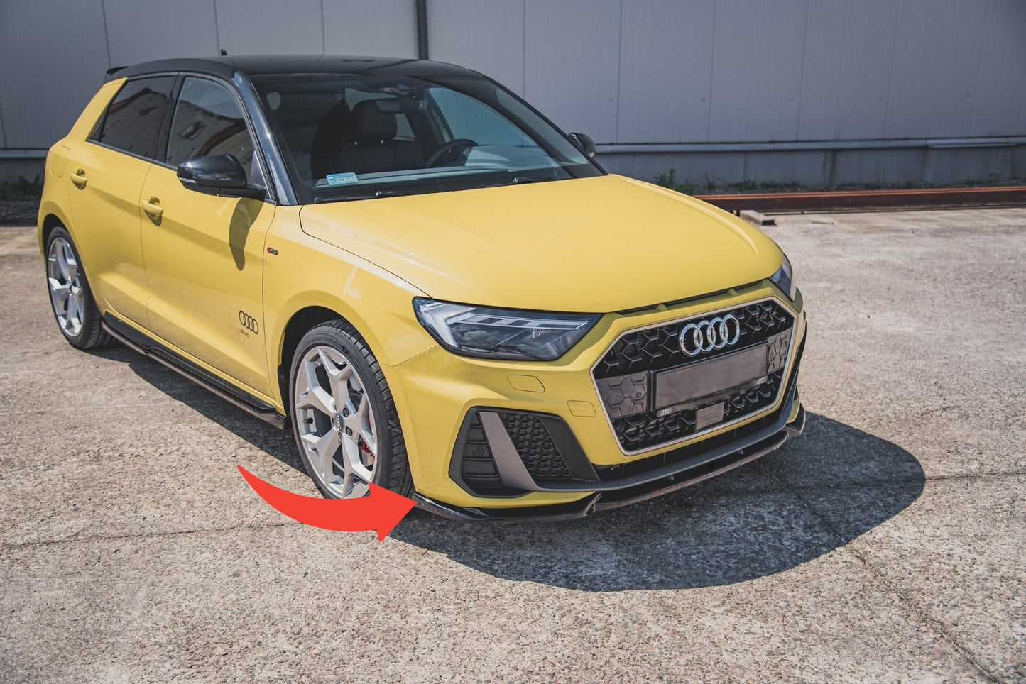 😎Splitter Anteriore V.3 ADatto Per Audi A1 S-Line GB😎
