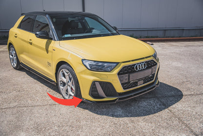 😎Splitter Anteriore V.3 ADatto Per Audi A1 S-Line GB😎