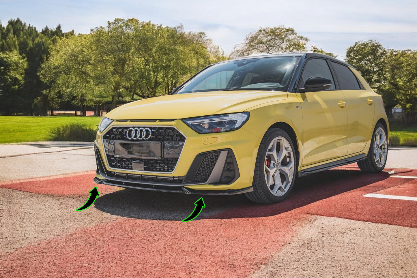 🔥Splitter anteriore V.3 adatto per Audi A1 S-Line GB🔥