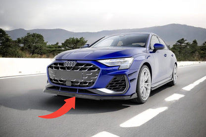 🔥Splitter anteriore V.3adatto per Audi A3 S-Line Sedan / S3 Sedan 8Y Facelift🔥