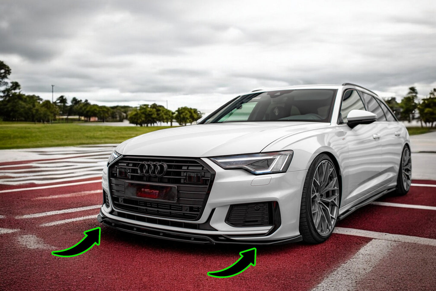 🔥Front splitter V.3 suitable for Audi A6 S-Line / S6 C8 / C8 Facelift🔥