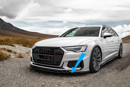 😍Splitter Anteriore V.3 Adatto Per Audi A6 S-Line / S6 C8 / C8 Facelift😍