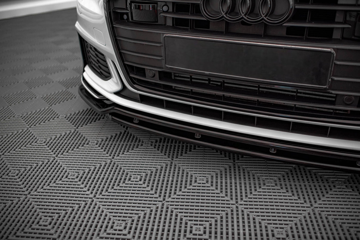 😍Splitter Anteriore V.3 Adatto Per Audi A6 S-Line / S6 C8 / C8 Facelift😍