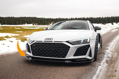 🌺Splitter anteriore V.3 adatto per Audi R8 Mk2 Facelift🌺