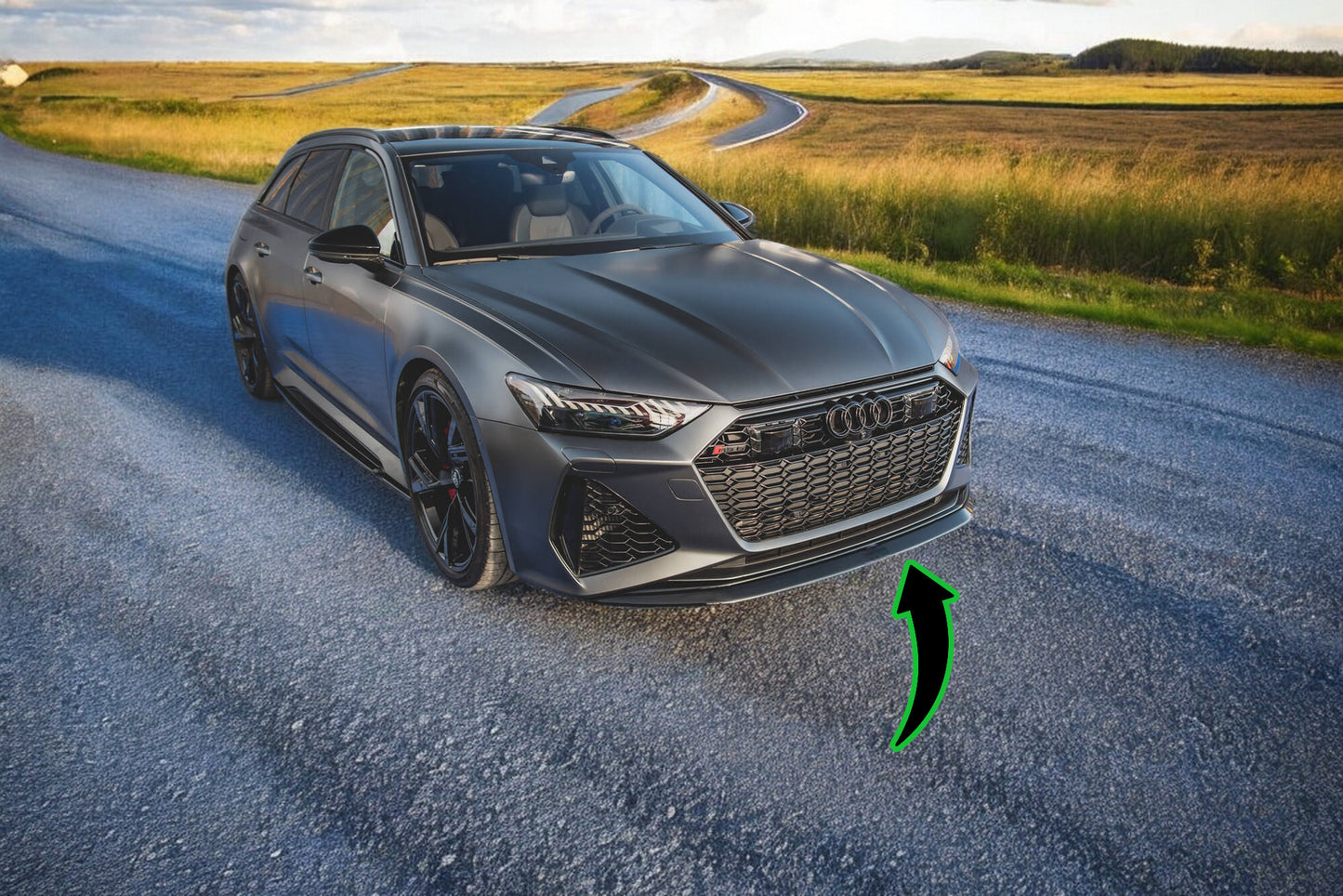 🔥Front Splitter V.3 Audi RS6 C8🔥