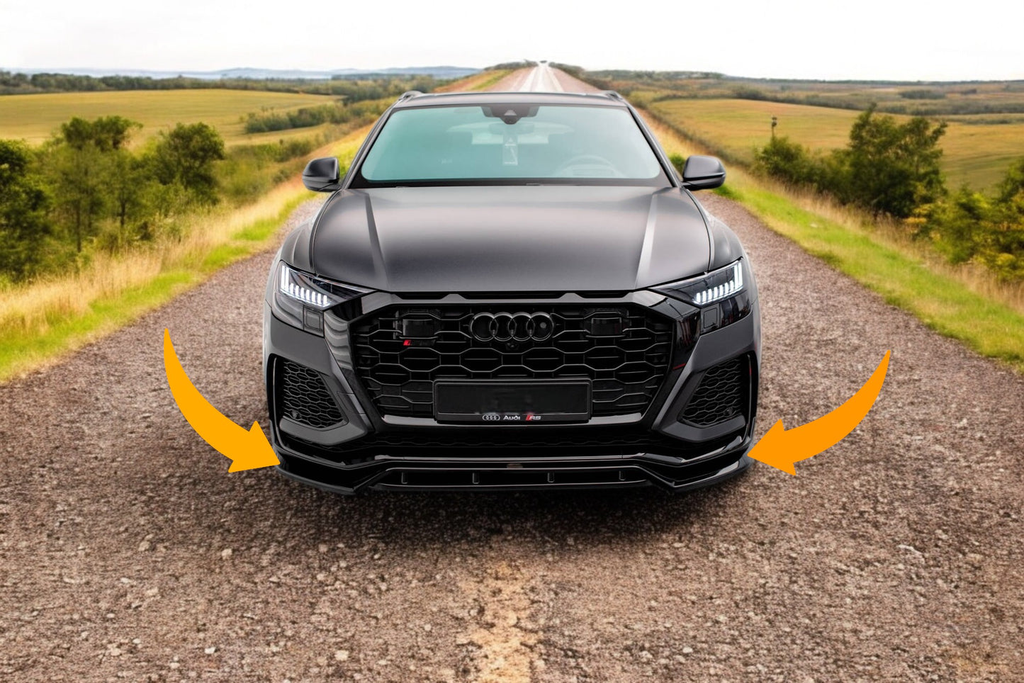 😎Front Splitter V.3 suitable for Audi RSQ8 Mk1😎