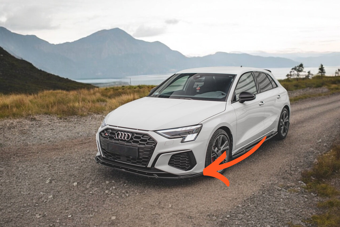 😎Front Splitter V.3 Suitable For Audi S3 / A3 S-Line 8Y😎