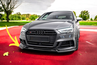 ⭐️Front Splitter V.3 Suitable For Audi S3 / A3 S-Line Sportback 8V Facelift⭐️