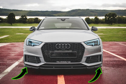 💫Splitter anteriore V.3 adatto per Audi S4 / A4 S-Line B9💫