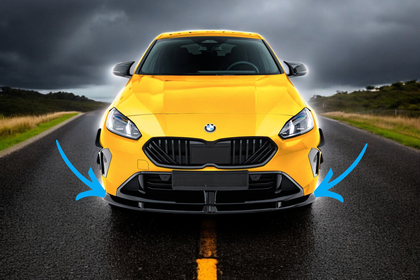 🔥Splitter Anteriore V.3 Adatto Per  BMW 1 M-Pack F70🔥