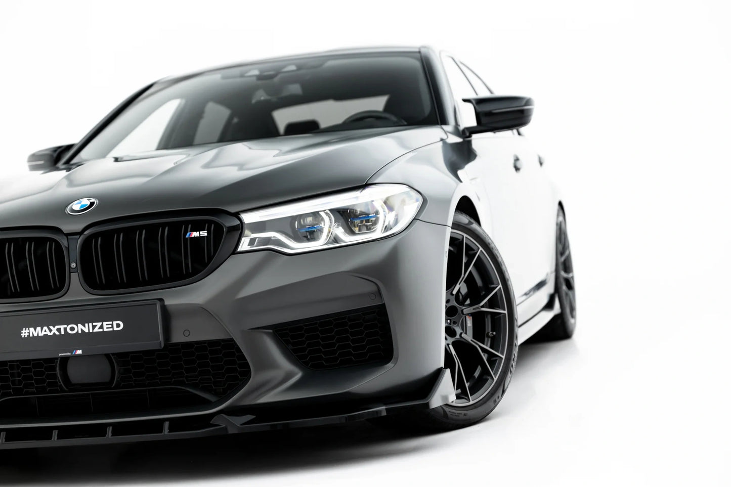 💫ART.8921 Splitter Anteriore Nero Lucido V.3 BMW M5 F90 2017-2020💫