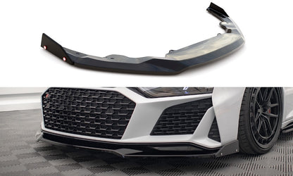 🌺Front splitter V.3 + flap suitable for Audi R8 Mk2 Facelift🌺