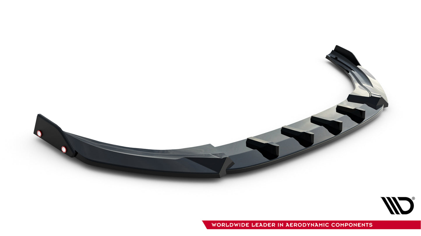 💫ART.9021 Splitter Anteriore V.3 + Flaps per VW Golf R Mk8 Facelift 2024💫