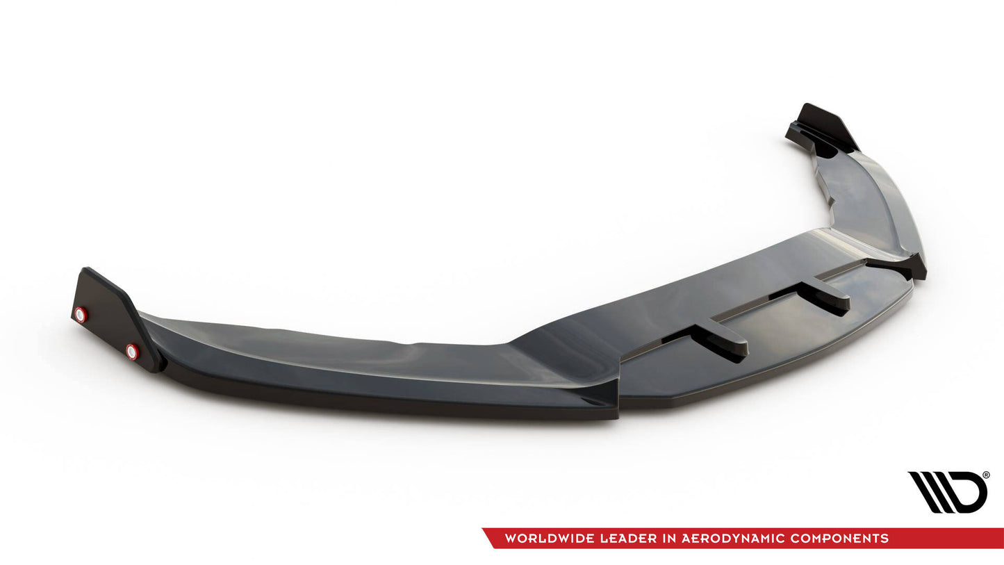 SPLITTER ANTERIORE V.3 + FLAPS adatto per VOLKSWAGEN SCIROCCO R MK3