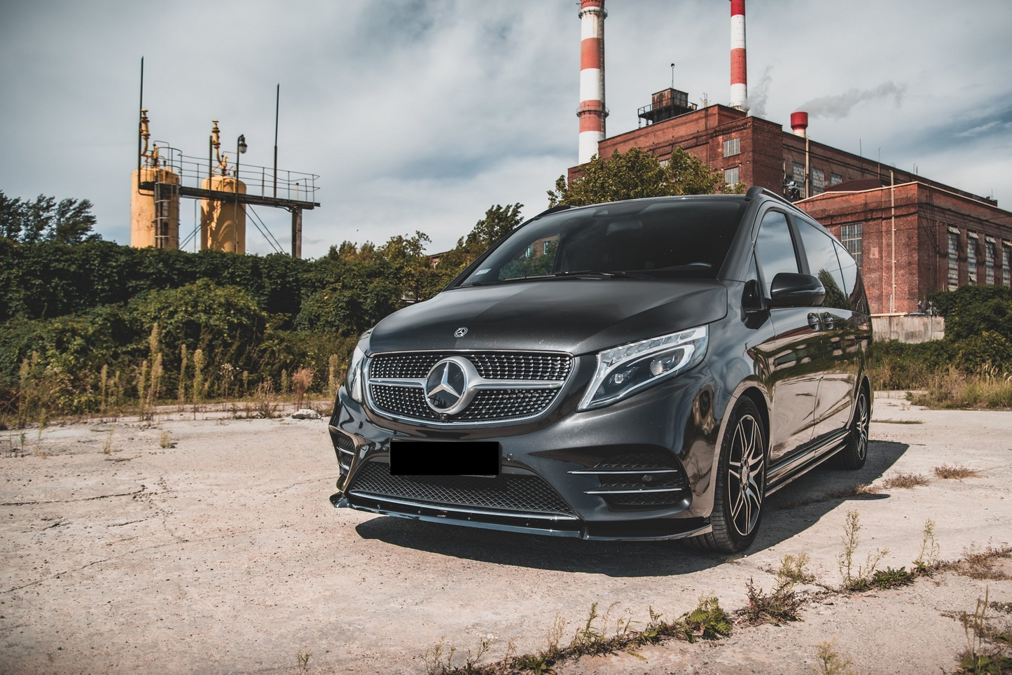💫ART.8011 Pedane Laterali in Alluminio (corte) per Mercedes Classe V 2014-2023💫