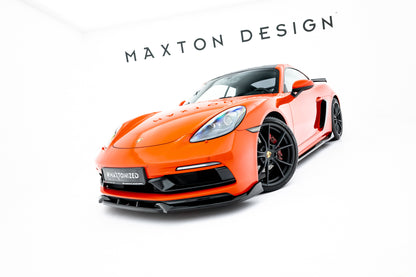 💫ART.9016 Splitter Anteriore V.3 per Porsche 718 Cayman GTS 982c 2016-2025💫