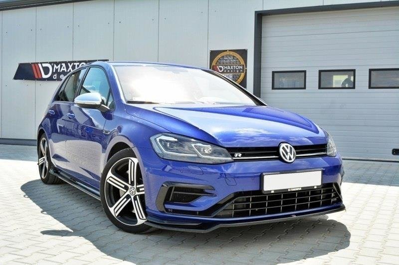 SPLITTER ANTERIORE V.3 adatto per VW GOLF 7 R / R-LINE FACELIFT 2017-2020