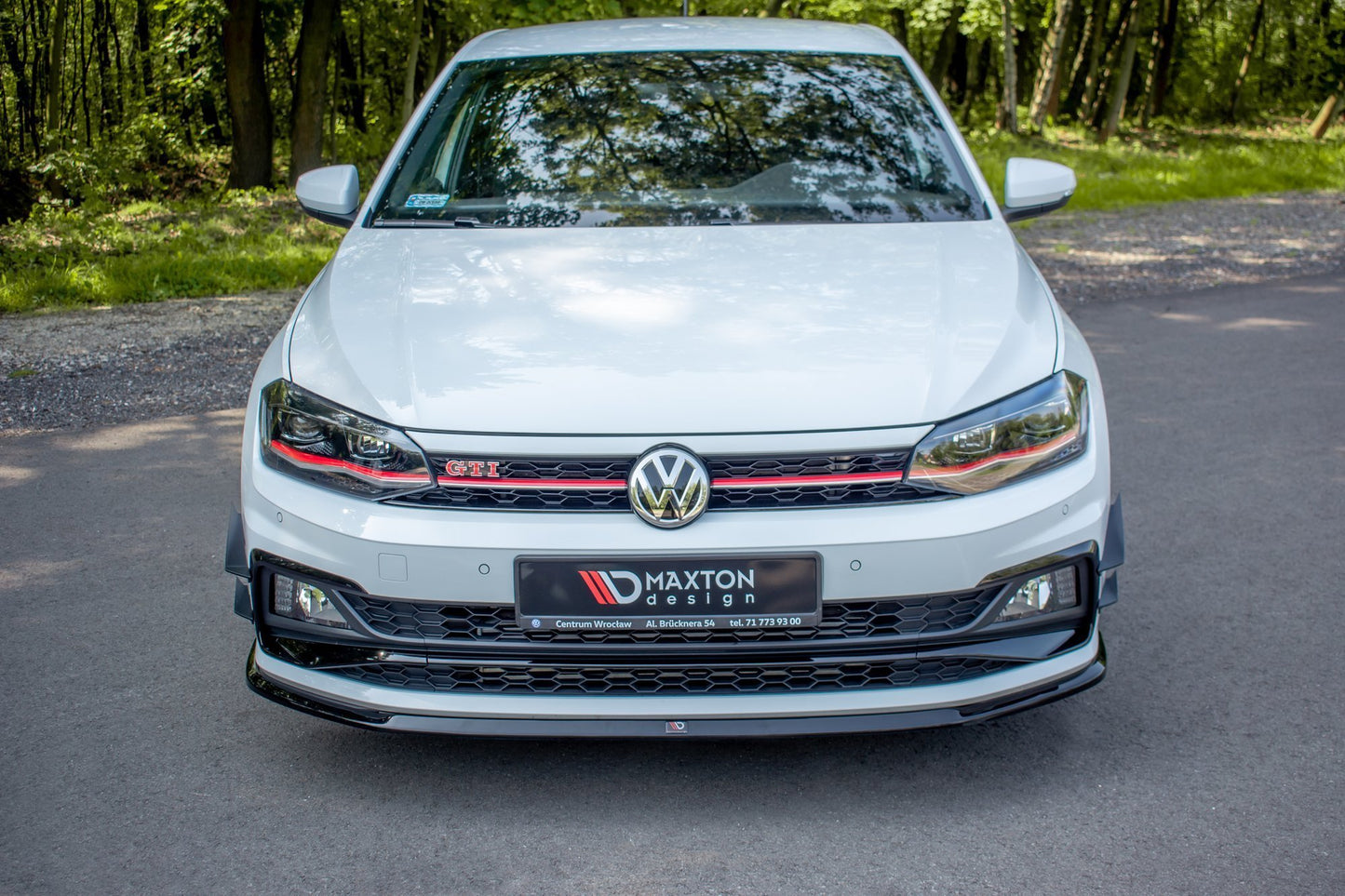 SPLITTER ANTERIORE V.3 ADATTO PER  VW POLO GTI MK6